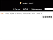 Tablet Screenshot of mycateringjobs.com